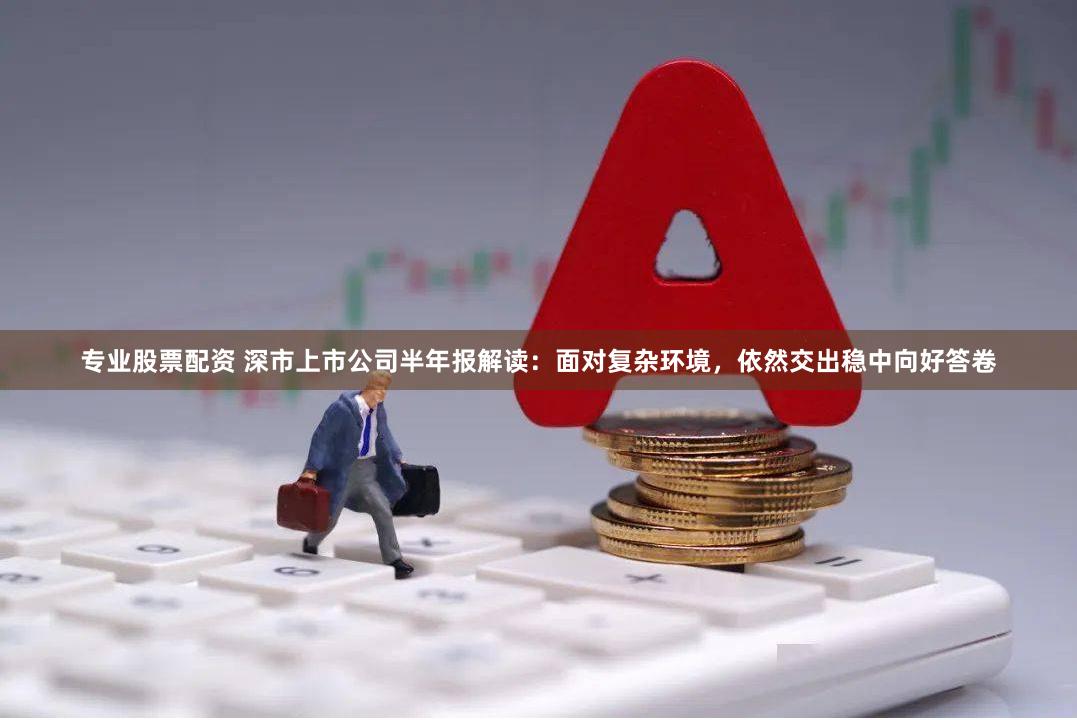 专业股票配资 深市上市公司半年报解读：面对复杂环境，依然交出稳中向好答卷