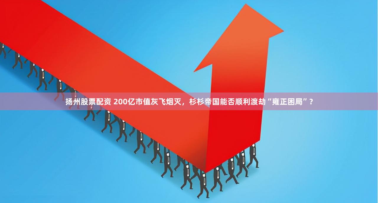 扬州股票配资 200亿市值灰飞烟灭，杉杉帝国能否顺利渡劫“雍正困局”？